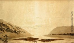 Gebirgige Flusslandschaft Gebirgige Flusslandschaft