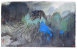 Spritzte farbige Landschaft Spritzte farbige Landschaft