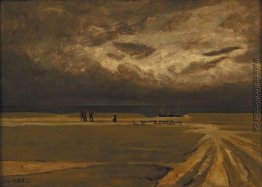 Die Fischer der Flucht vor dem Sturm Die Fischer der Flucht vor dem Sturm