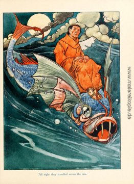 Die ganze Nacht über sie über das Meer gereist Die ganze Nacht über sie über das Meer gereist