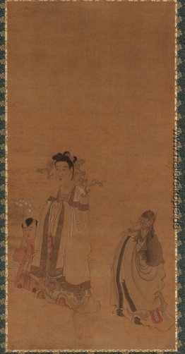 Der Drachenkönig Revering den Buddha Der Drachenkönig Revering den Buddha
