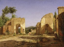 Gateway in der Via sepulcralis in Pompeji Gateway in der Via sepulcralis in Pompeji