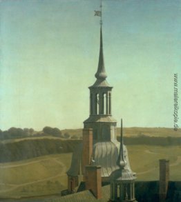 Einer der kleinen Türme auf Schloss Frederiksborg Einer der kleinen Türme auf Schloss Frederiksborg