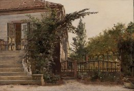 Die Garden Stufen zum Studio des Künstlers auf Blegdammen Die Garden Stufen zum Studio des Künstlers auf Blegdammen