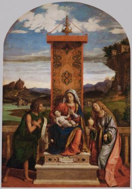 Madonna und Kind mit St. Johannes der Täufer und Maria Magdalena Madonna und Kind mit St. Johannes der Täufer und Maria Magdalena