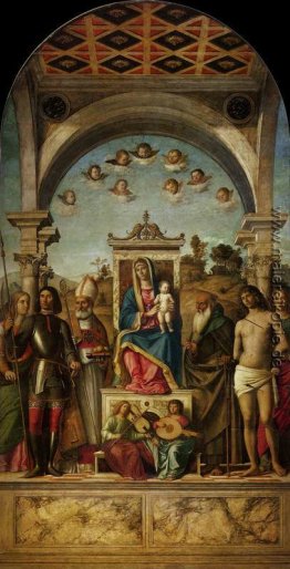Madonna mit Kind und Heiligen Madonna mit Kind und Heiligen