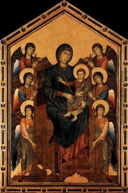 Thronende Maria mit Engeln Thronende Maria mit Engeln