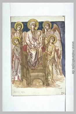 Thronende Maria mit Kind und Engeln Thronende Maria mit Kind und Engeln