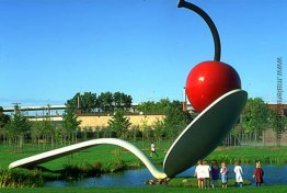 Spoonbridge und Kirsche (Zusammenarbeit mit van Bruggen) Spoonbridge und Kirsche (Zusammenarbeit mit van Bruggen)