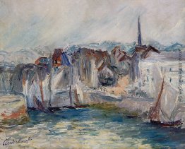 Boote in den Hafen von Honfleur Boote in den Hafen von Honfleur