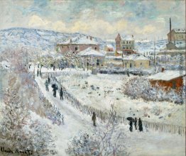 Ansicht von Argenteuil im Schnee Ansicht von Argenteuil im Schnee