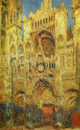 Rouen-Kathedrale bei Sonnenuntergang Rouen-Kathedrale bei Sonnenuntergang