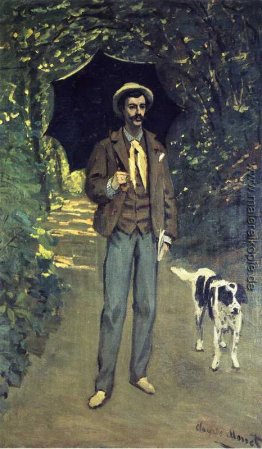 Victor Jacquemont Holding ein Sonnenschirm Victor Jacquemont Holding ein Sonnenschirm