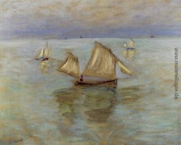 Fischerboote bei Pourville Fischerboote bei Pourville