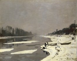 Eisschollen auf der Seine bei Bougival Eisschollen auf der Seine bei Bougival