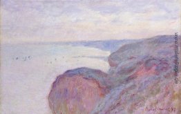 Cliff in der Nähe von Dieppe, bedecktem Himmel Cliff in der Nähe von Dieppe, bedecktem Himmel