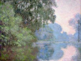 Morgen auf der Seine bei Giverny Morgen auf der Seine bei Giverny