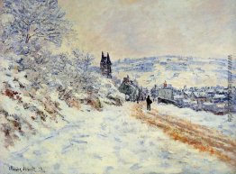 Die Straße zu Vetheuil, Schnee-Effekt Die Straße zu Vetheuil, Schnee-Effekt