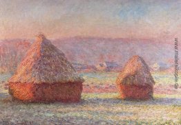 Haystacks - White Frost, Sonnenaufgang Haystacks - White Frost, Sonnenaufgang