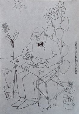 Illustration für Tudor Arghezi Good Morning, Springtime Illustration für Tudor Arghezi Good Morning, Springtime
