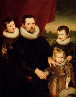 Bildnis eines Edelmannes und drei Kinder Bildnis eines Edelmannes und drei Kinder