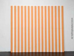 Peinture acrylique blanche sur blanc et tissu rayé Orange Peinture acrylique blanche sur blanc et tissu rayé Orange