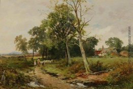 Ein Worcestershire Lane Szene Ein Worcestershire Lane Szene