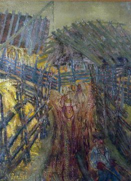 Ländliche Landschaft mit Figuren Ländliche Landschaft mit Figuren