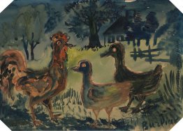 Rotes Hähnchen Rotes Hähnchen