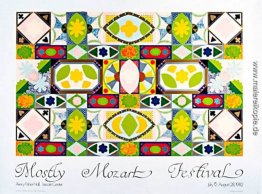 Mostly Mozart Festival-Plakat Mostly Mozart Festival-Plakat