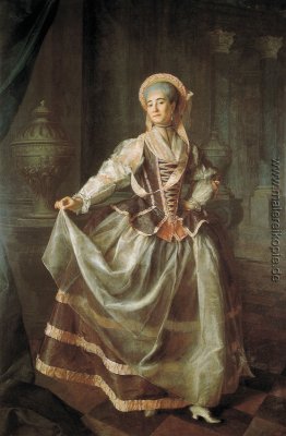 Porträt von A. P. Levshina Porträt von A. P. Levshina