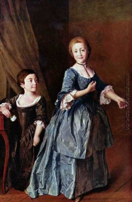 Portrait der Prinzessinnen Davydova und Rzhevskaya Portrait der Prinzessinnen Davydova und Rzhevskaya