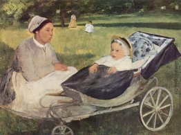 Porträt von Henri Valpincon als Kind mit einer Gouvernante Porträt von Henri Valpincon als Kind mit einer Gouvernante