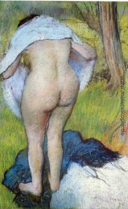 Nude Woman Pulling auf ihrer Kleidung Nude Woman Pulling auf ihrer Kleidung