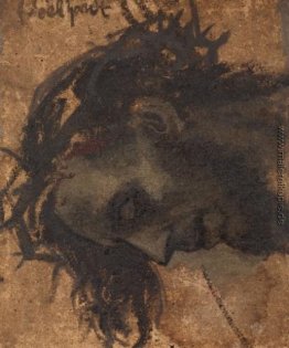 Studie für den Kopf des Christus in einer Kreuzigung Studie für den Kopf des Christus in einer Kreuzigung