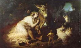 Szene von einem Sommernachtstraum, Titania und Bottom Szene von einem Sommernachtstraum, Titania und Bottom