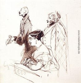 Allgemeine Phipps, Mrs.Norton und 2. Baron Alvanley im Theater Allgemeine Phipps, Mrs.Norton und 2. Baron Alvanley im Theater