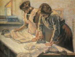 Frauen Bügeln Frauen Bügeln