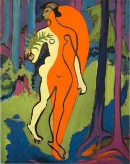 Nude in Orange und Gelb Nude in Orange und Gelb