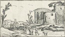 Landschaft mit Ruinen Landschaft mit Ruinen
