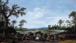 Bandits Offensiv eine Karawane von Reisenden Bandits Offensiv eine Karawane von Reisenden