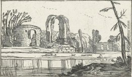Antike Ruinen von einem Fluss Antike Ruinen von einem Fluss