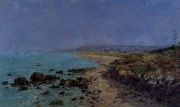 Douarnenez, die Shore und die Bucht Douarnenez, die Shore und die Bucht