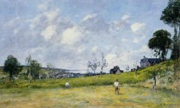 Die Ernte in der Nähe von Trouville Die Ernte in der Nähe von Trouville