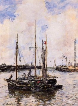 Eingang zum Hafen von Trouville Eingang zum Hafen von Trouville