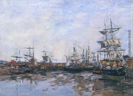 Trouville, der Hafen bei Ebbe Trouville, der Hafen bei Ebbe