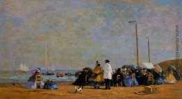 Krinolinen auf dem Strand Krinolinen auf dem Strand