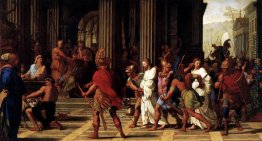 St. Gervasius und St. Protase vor Anastasius Brachte St. Gervasius und St. Protase vor Anastasius Brachte