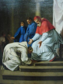 Sankt Bruno die Füße des Papstes Urban II Sankt Bruno die Füße des Papstes Urban II