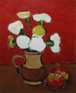 Weiße Blumen und Äpfel Weiße Blumen und Äpfel